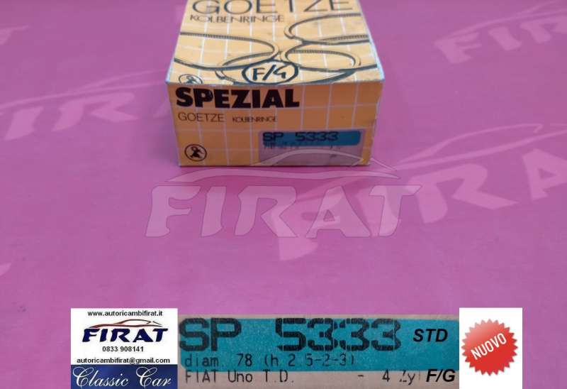 FASCE ELASTICHE FIAT UNO T.D. STD (SP5333)